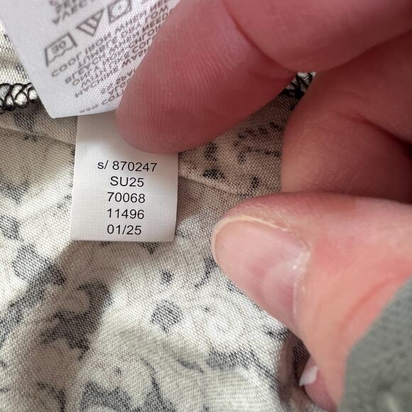 Ann‎ Taylor Factory Womens Round Neck Tee Shirt Floral Size Medium NWT Versatile - Picture 7 of 7